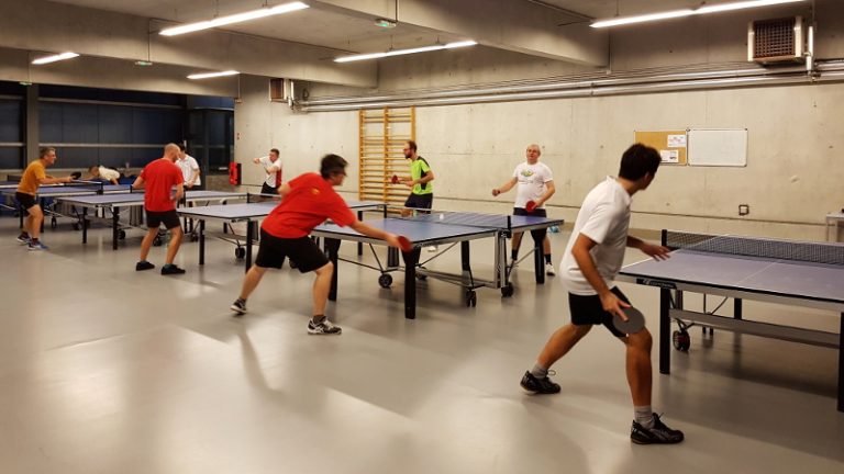 Le gymnase Europole à Grenoble, où le TTTMG s’entraîne